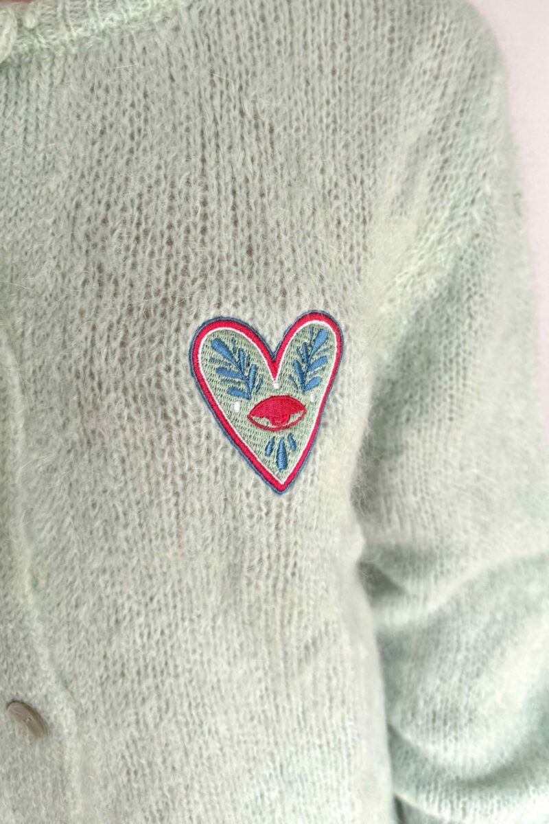 GILET GABY VERT D'EAU – Image 2
