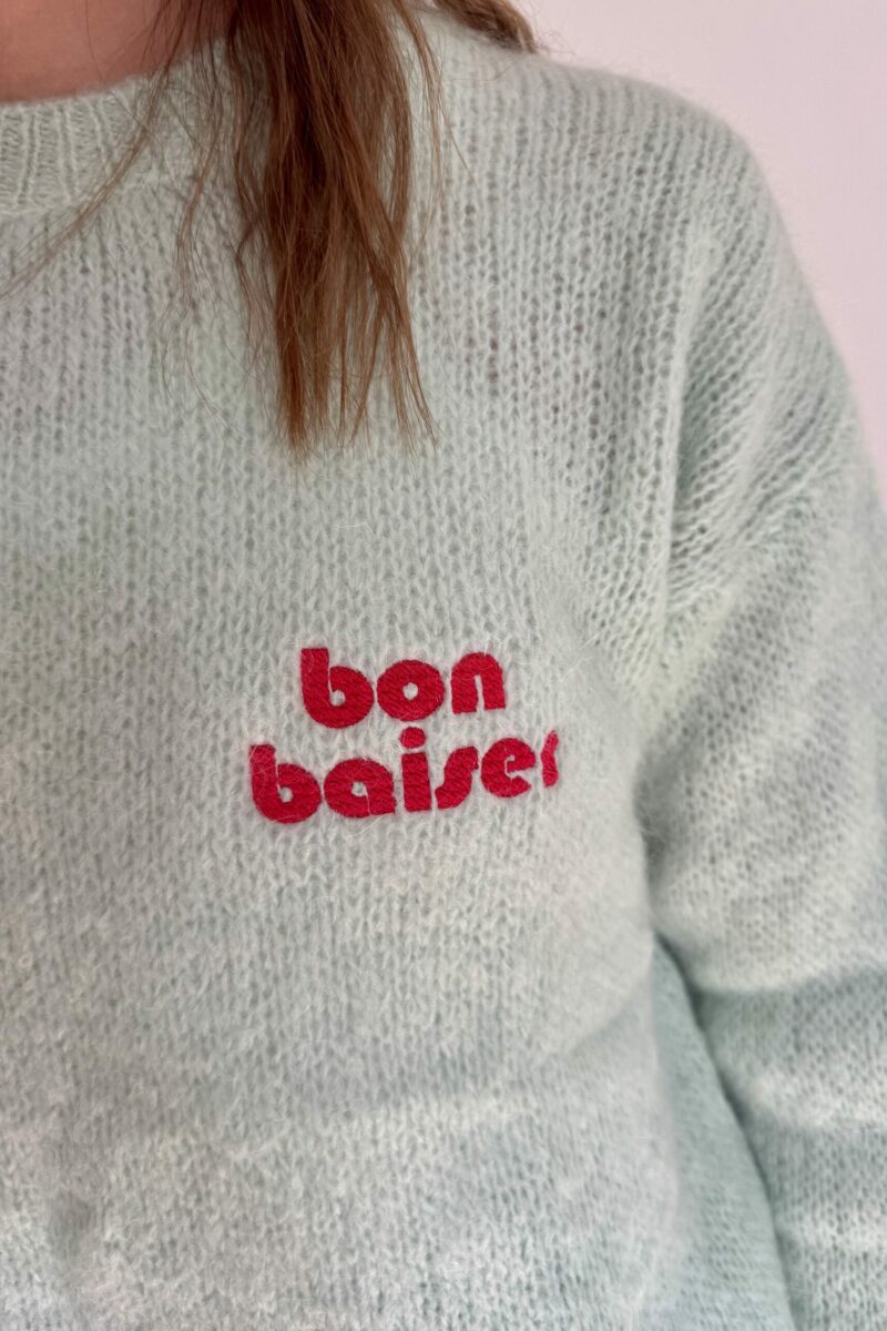 PULL PAULINE VERT D'EAU – Image 2