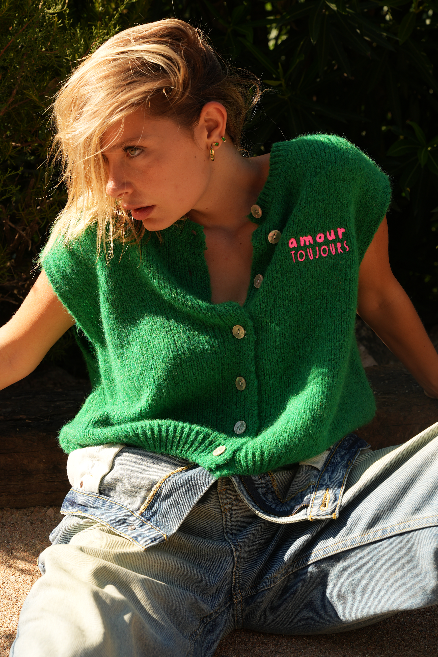 GILET GABRIELLE VERT