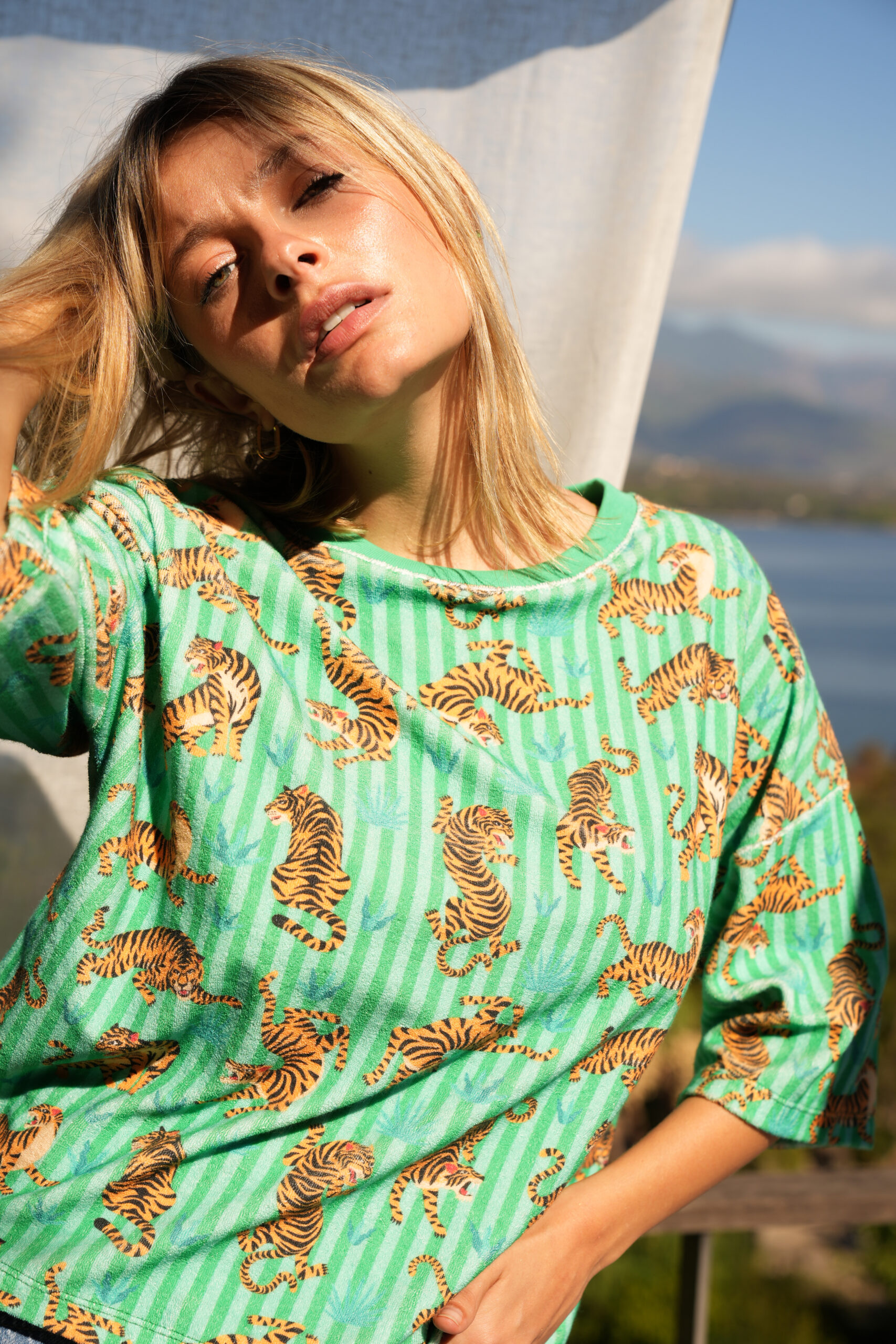 TSHIRT TOSCA EPONGE TIGRE