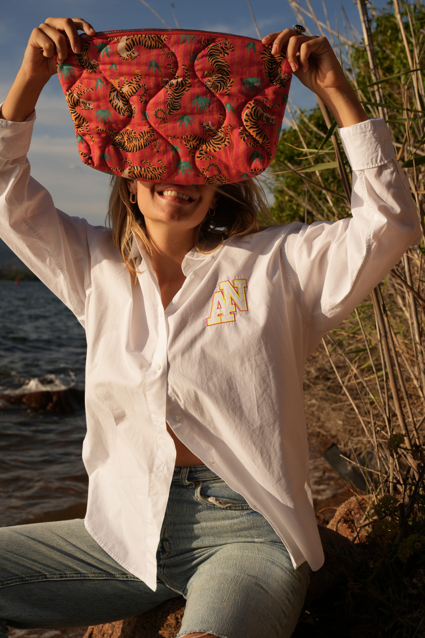 POCHETTE SELINA TIGRE ORANGE – Image 3